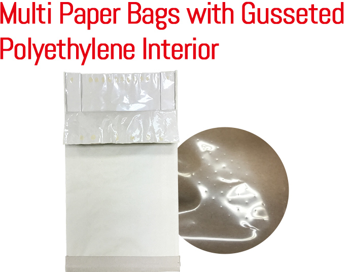 Gusseted online paper bags