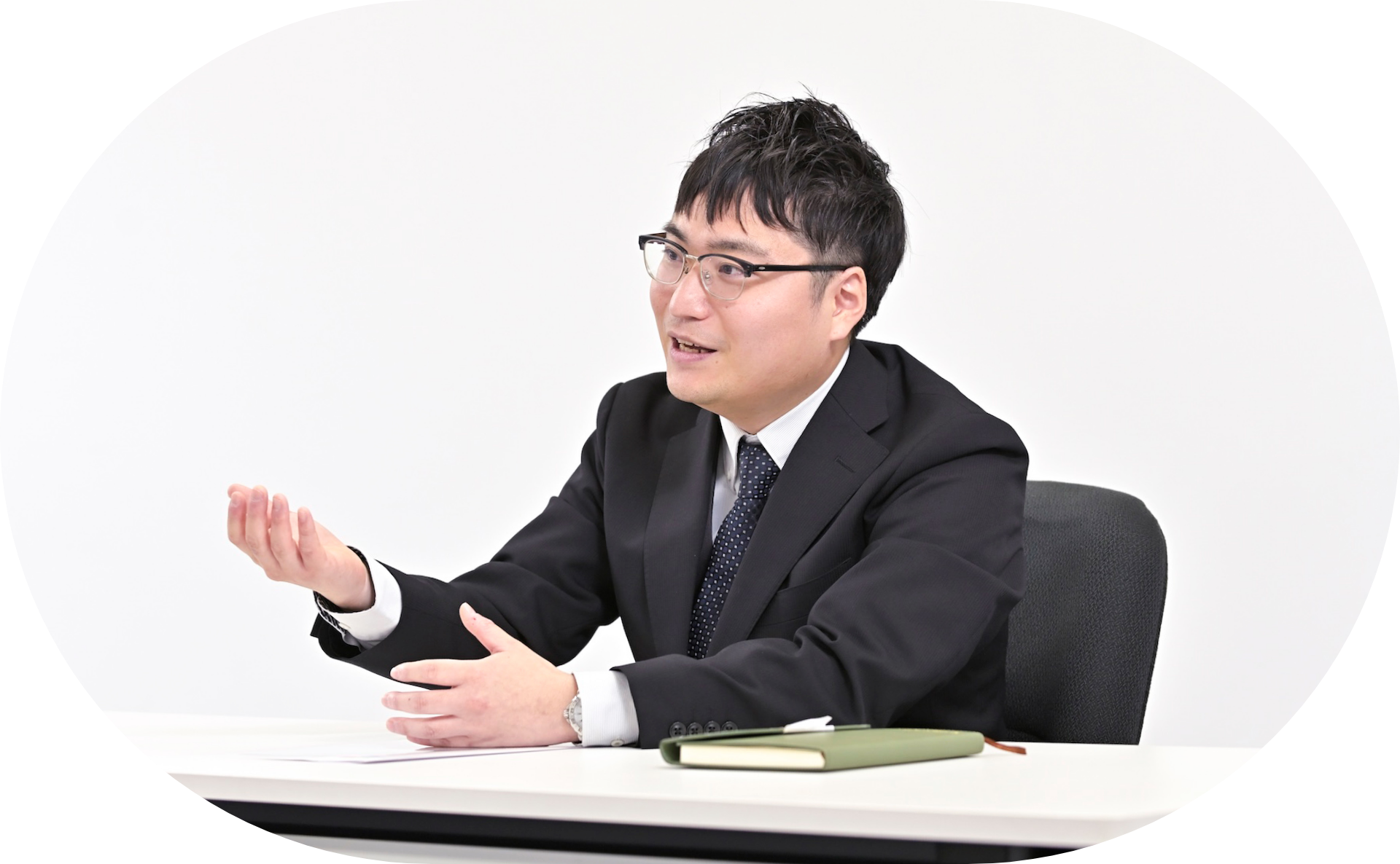 インタビュー風景